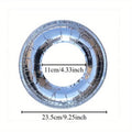 10-Pack Aluminum Foil Gas Stove Grease Protector Cleaning Pads Stove Protector Pads Babs round