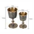 Metal Wine Goblets Retro Vintage Zinc Alloy Cups 30/50ml Metal Wine Goblet Babs 50ml