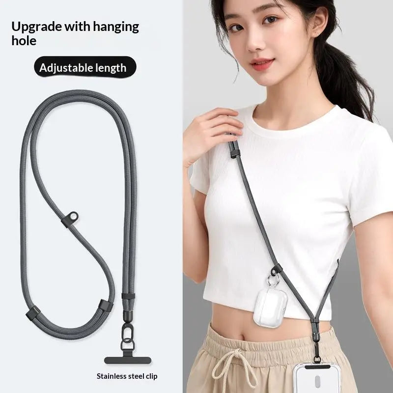 Adjustable Neck Phone Lanyard – Anti-Drop 360° Rotation Crossbody Phone Neck Lanyard Babs A3