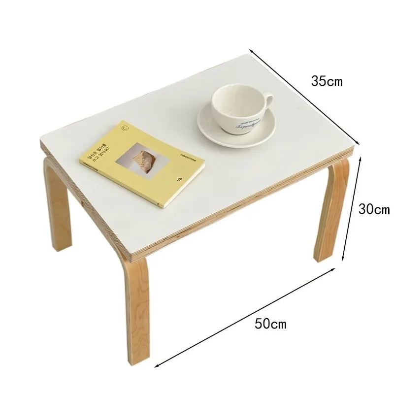 Modern Minimalist Wooden Coffee Table – Oak Side Table Wooden Coffee Table Babs