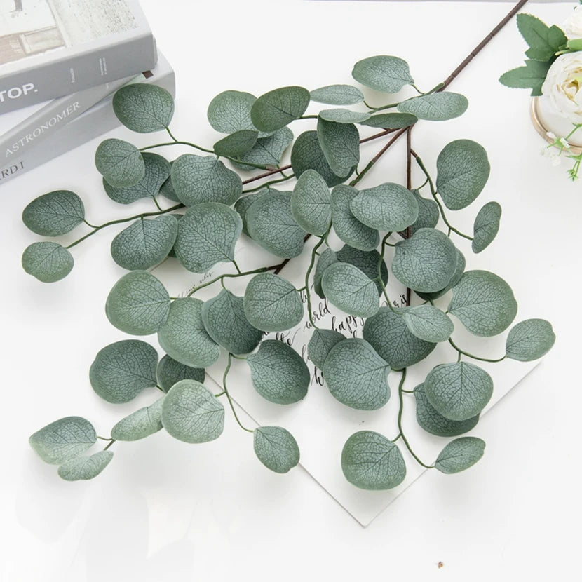 Artificial Eucalyptus Leaf Vine – Wedding & Home Décor Artificial Greenery Vine Babs