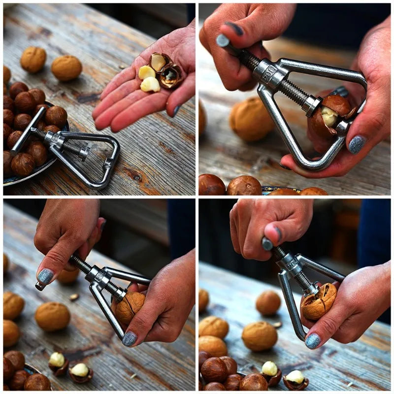 Stainless Steel Nutcracker Plier for Walnut Pecan Almond Hazelnut Nutcracker Tool Babs