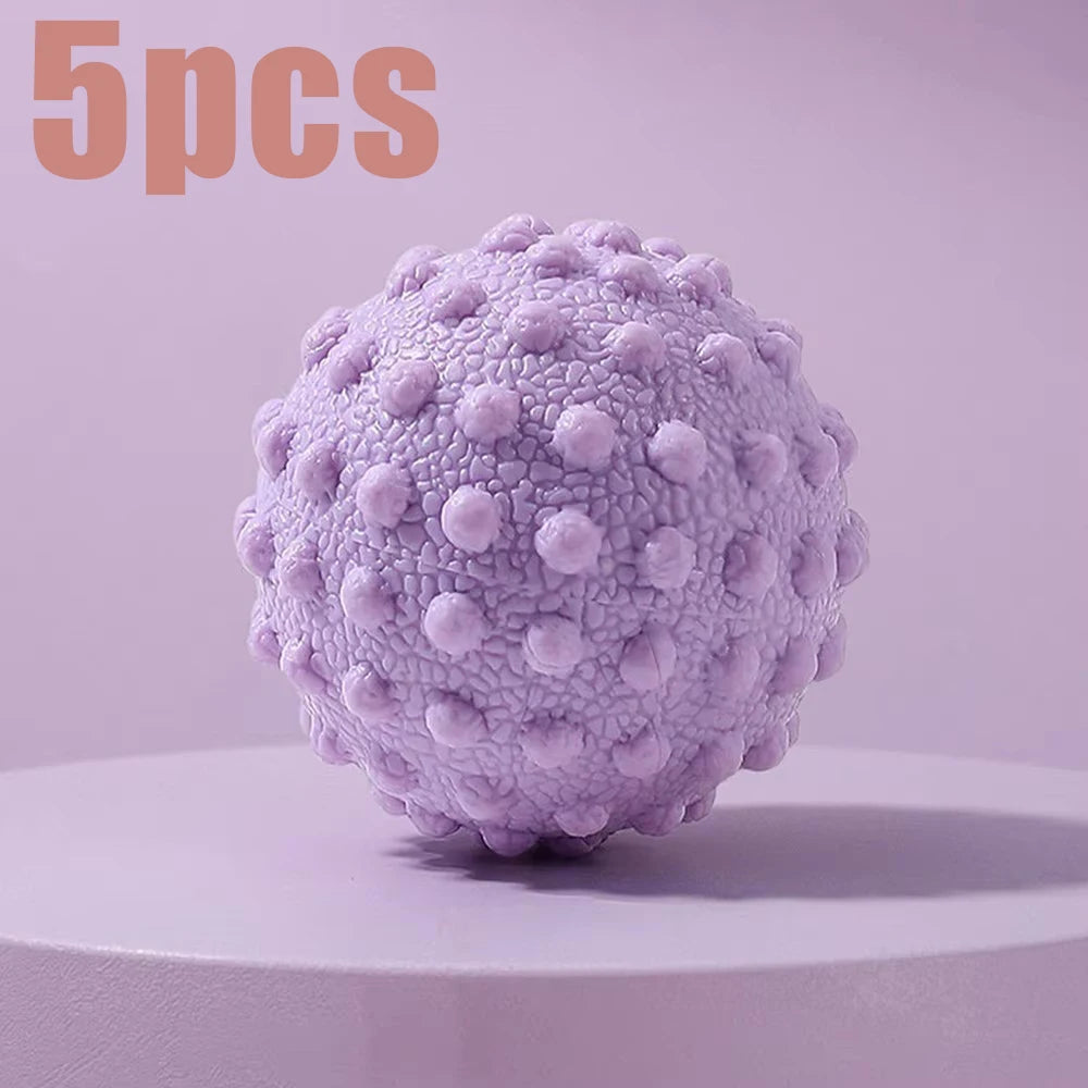 TPR Fascia Massage Ball – Back, Foot & Yoga Recovery Tool Fascia Massage Ball Babs U 5pcs