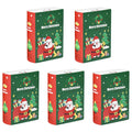 Book-Shaped Christmas Candy Gift Box – Santa Claus, 3/5 Pcs Christmas Gift Box Babs 5pcs 14x9.7x4cm