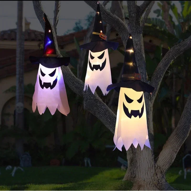 Halloween LED Ghost Hanging Decorations – Haunted House Lights Halloween Hanging Decoration Babs