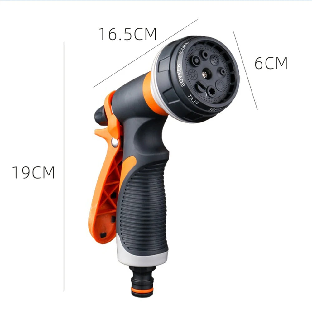 8-Mode High-Pressure Garden Hose Nozzle – Car Wash & Watering Garden Hose Nozzle Babs