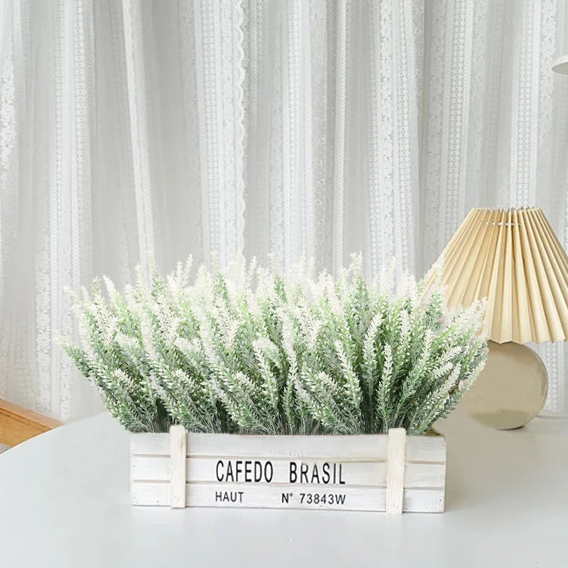 Artificial Lavender Bouquet 5/10pcs – UV Protection Decor Artificial Flower Bouquet Babs