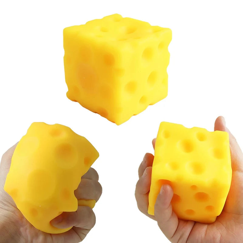 Squishy Cheese Fidget Toy – Slow Rebound Sensory Squeeze Toy Squishy Fidget Toy Babs