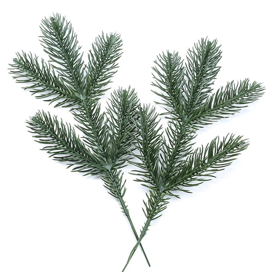 40/80 Pcs Artificial Pine Branch Picks – Christmas & Wedding Decor Artificial Pine Picks Babs