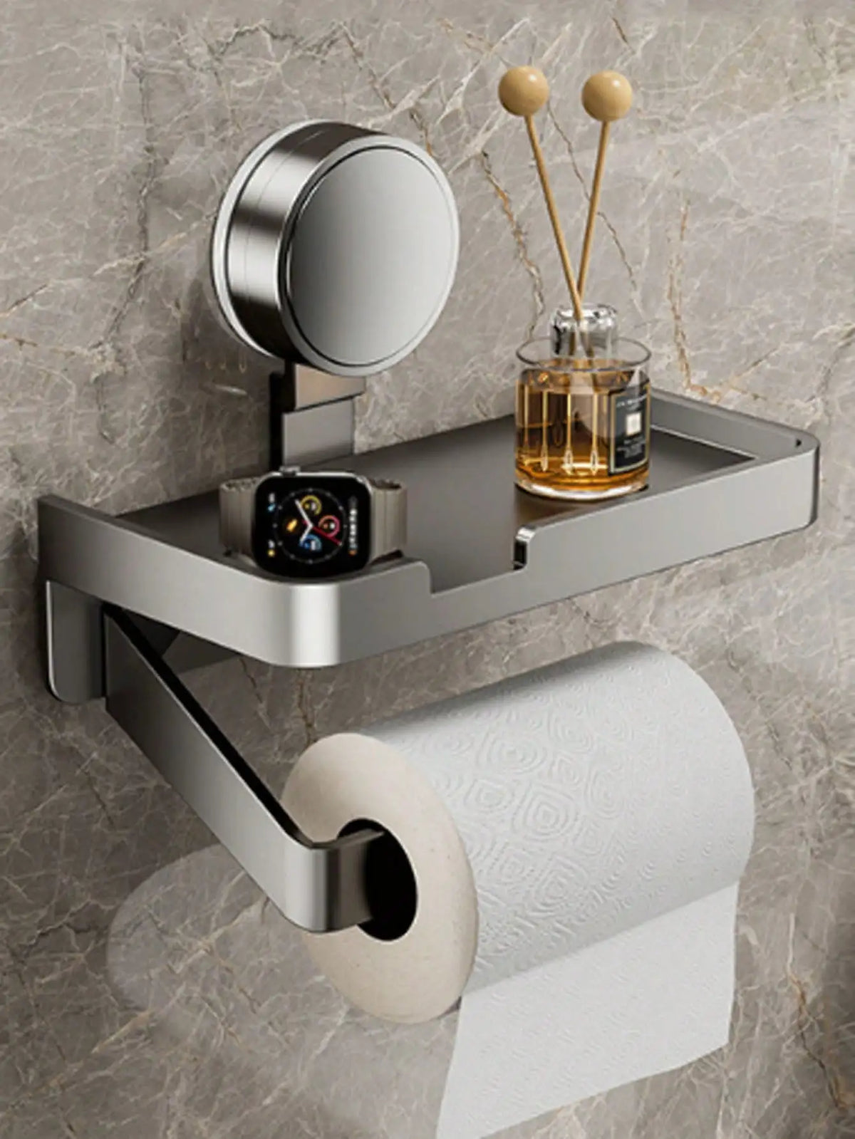 Stainless Steel Toilet Paper Holder – Adhesive or Screw Mount Toilet Paper Holder Babs