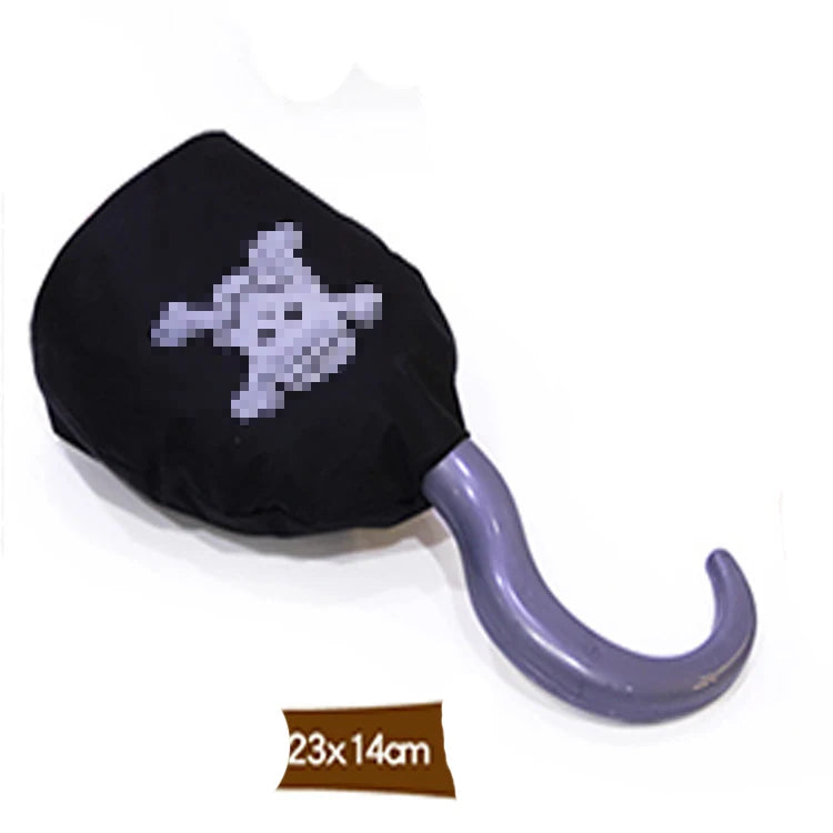 Kids Pirate Costume Accessory Set – Hat, Hook, Mask & More Costume Accessory Set Babs cloth hook