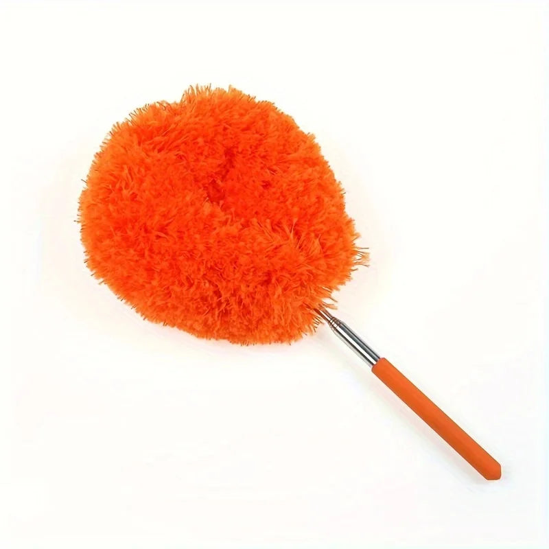 Microfiber Telescopic Duster – Washable, Reusable, Extendable Telescopic Duster Babs Orange