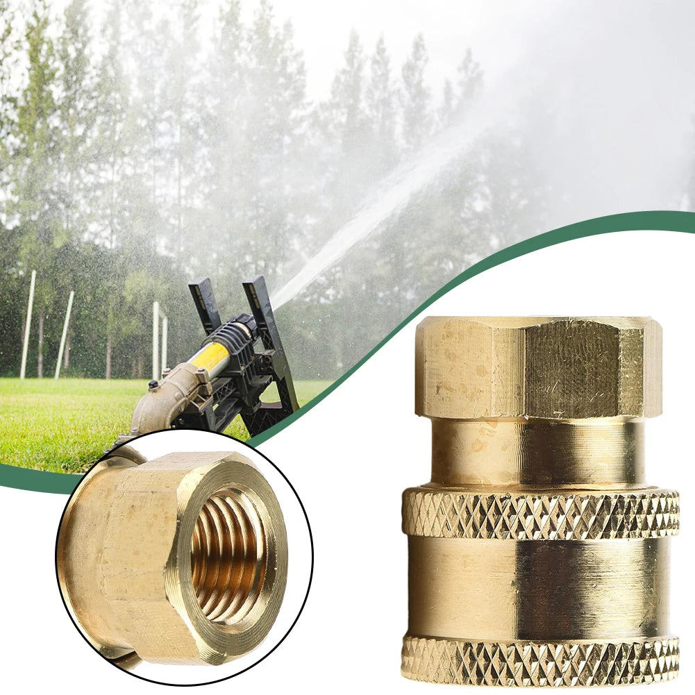 1/4" Quick Release Pressure Washer Connector Coupler Fitting Hose Coupler Fitting Babs