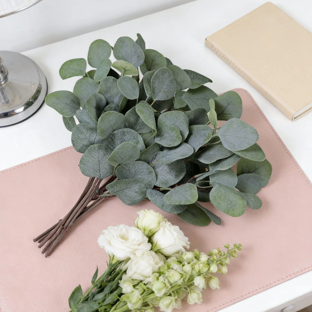 Faux Eucalyptus Branches – Wedding & Home Greenery Décor Artificial Greenery Branch Babs