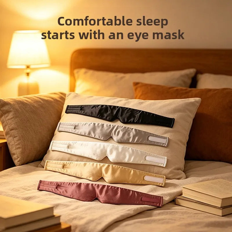 3D Contoured Blackout Sleep Mask – Silk-Like & Embroidered Sleep Eye Mask Babs