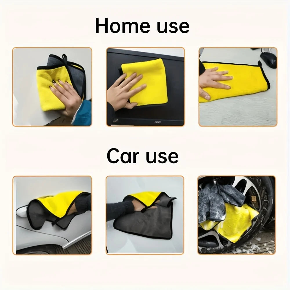6-Pack Microfiber Cleaning Cloths – Car & Home Drying Towels Microfiber Cleaning Cloths Babs