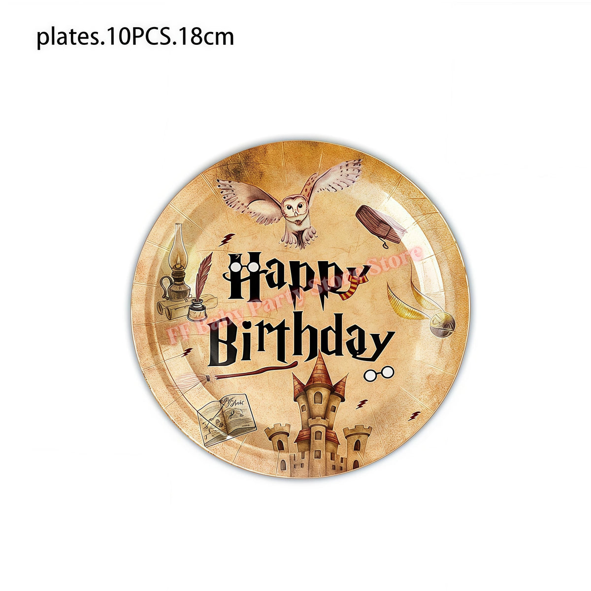 Wizard Theme Birthday Party Supplies – Plates, Cups & Balloons