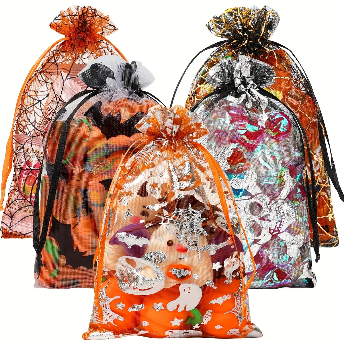 40pcs Drawstring Lace Gift Bags – Halloween & Party Favors Party Favor Bags Babs