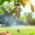 Large Metal Wind Chime – Outdoor Garden & Home Good Luck Décor Outdoor Wind Chime Babs Default Title
