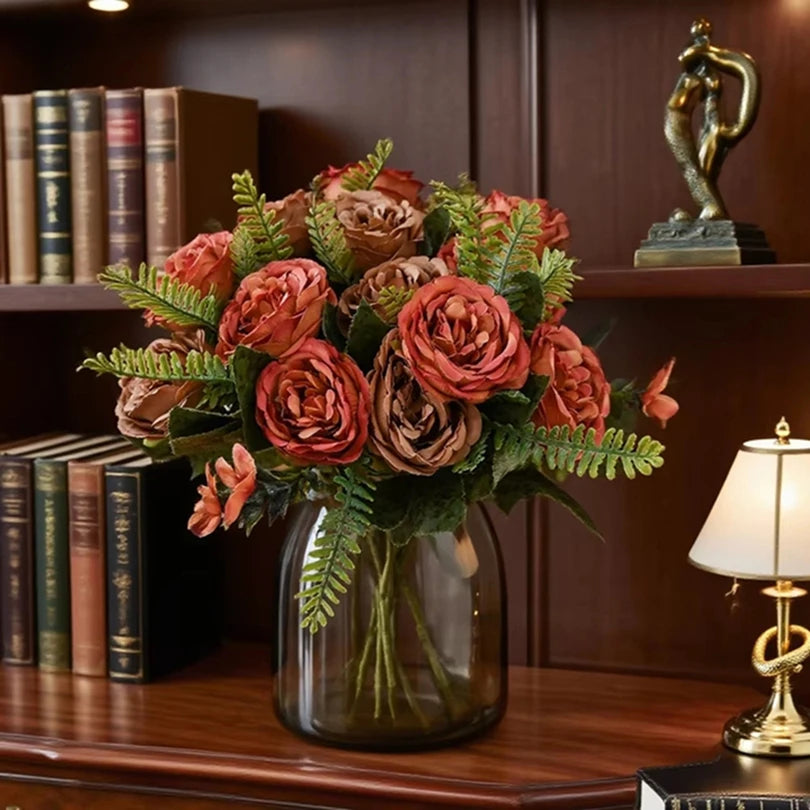 Artificial Silk Peony Bouquet – Wedding & Home Décor (1/3 Pc) Artificial Flower Bouquet Babs