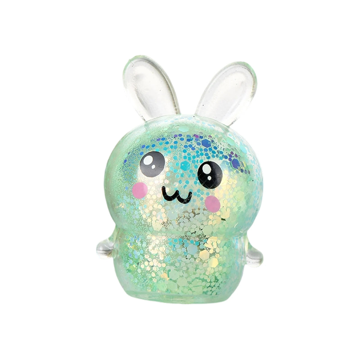 Squishy Bunny Fidget Squeeze Toy for Kids – Easter Gift Fidget Squeeze Toy Babs Green One Size