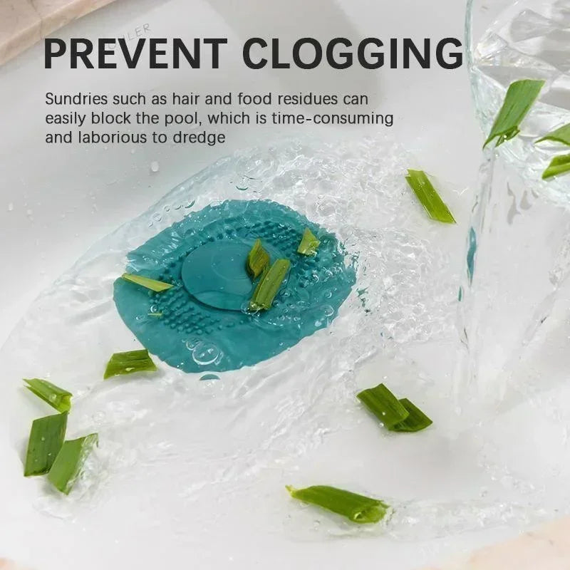 TPR Drain Hair Catcher Sink Strainer & Shower Drain Cover Drain Hair Catcher Babs