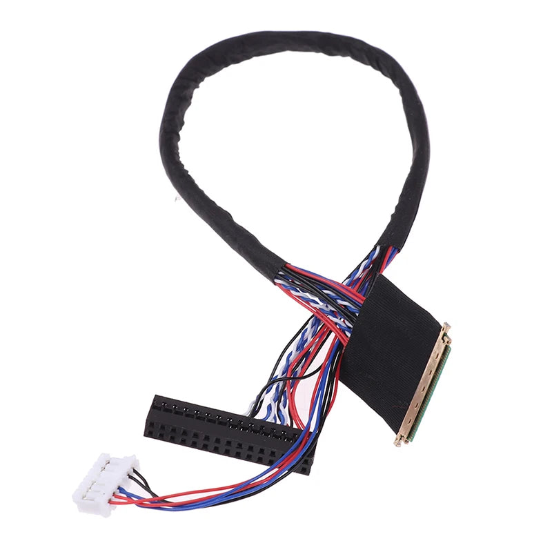 40 Pin 6 Bit LVDS LCD Screen Cable for LED Display | HUXUAN LVDS Display Cable Babs