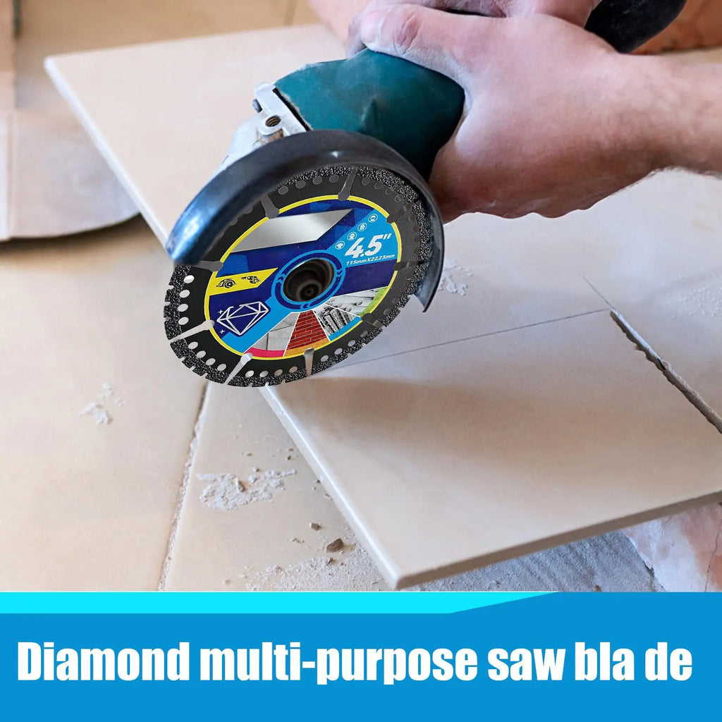 3-Pack 4.5" Diamond Cutting Discs for Angle Grinder – Tile & Concrete Angle Grinder Disc Set Babs