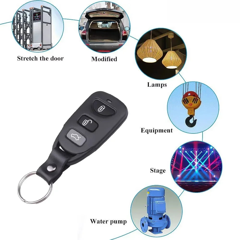 433MHz RF Remote Duplicator – Garage Door Key Fob Cloner RF Remote Duplicator Babs