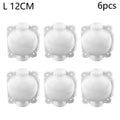6pcs Plant Rooting Balls – Air Layering Propagation Pods S/M/L Plant Propagation Pods Babs WhiteL - 12 cm