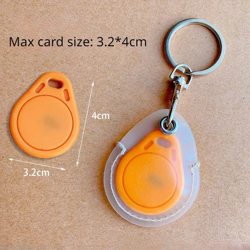 Transparent Card Holder Keychain – Access, Bus & ID Cards Card Holder Keychain Babs trumpet