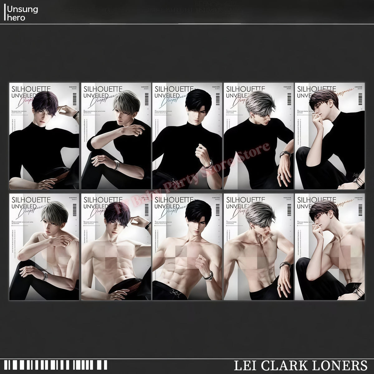 Love & Deep Space Xavier Cosplay Collectible Postcard Collectible Postcard Babs