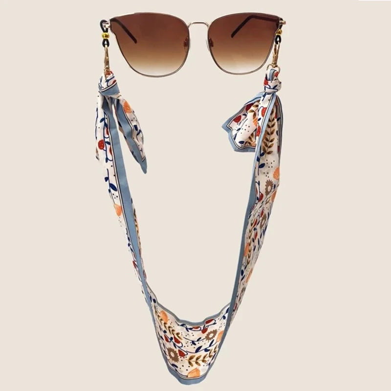 Floral Glasses Chain Lanyard – Acrylic Nylon Neck Strap for Women Eyewear Chain Lanyard Babs