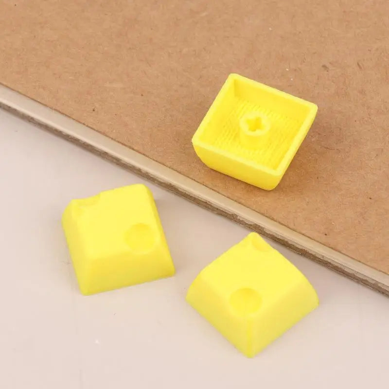 4Pcs Cute Cheese Cake Keycaps for Mechanical Keyboards Novelty Keycaps Babs