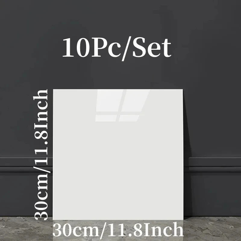 10-Pack Marble PVC Self-Adhesive Tile Wall Stickers 30×30cm Wall Tile Stickers Babs