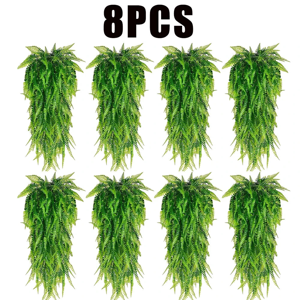 Artificial Hanging Fern Vines 75cm – Wedding & Home Wall Decor Artificial Hanging Vines Babs 8PCS