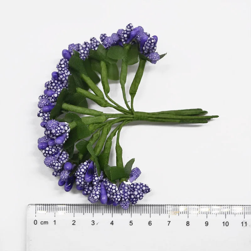 12pcs Artificial Flower Stamens – DIY Wedding & Craft Decor Artificial Flower Stamens Babs