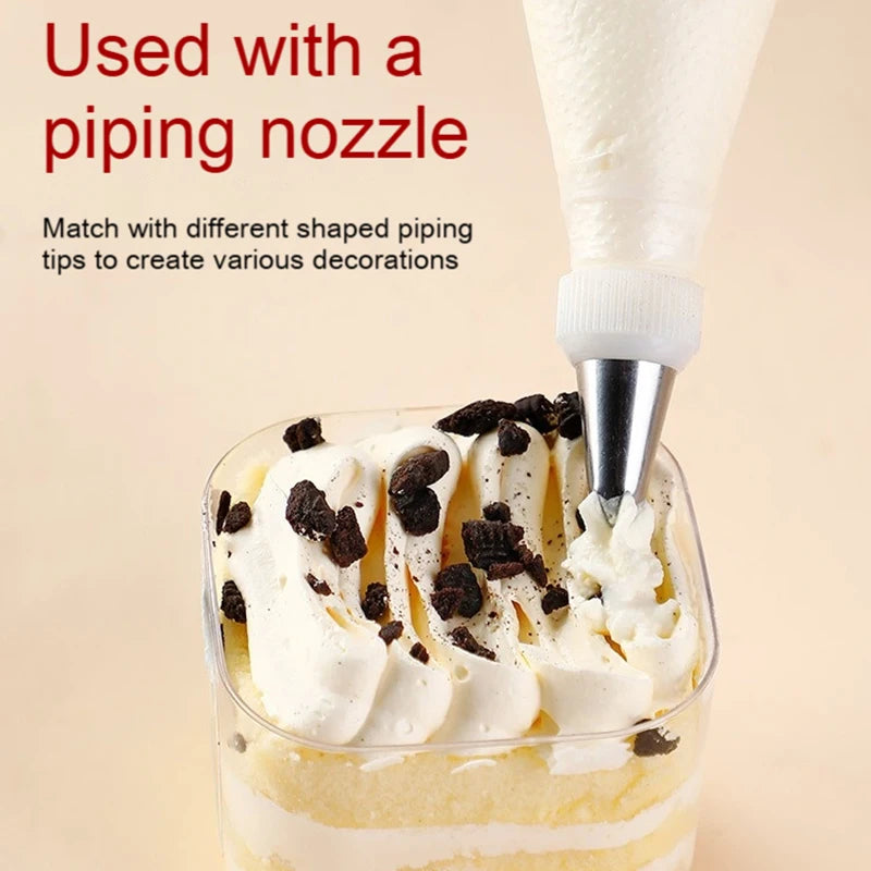 Disposable Piping Bags 50/100 Pcs – BPA-Free Cake Decorating Disposable Piping Bags Babs