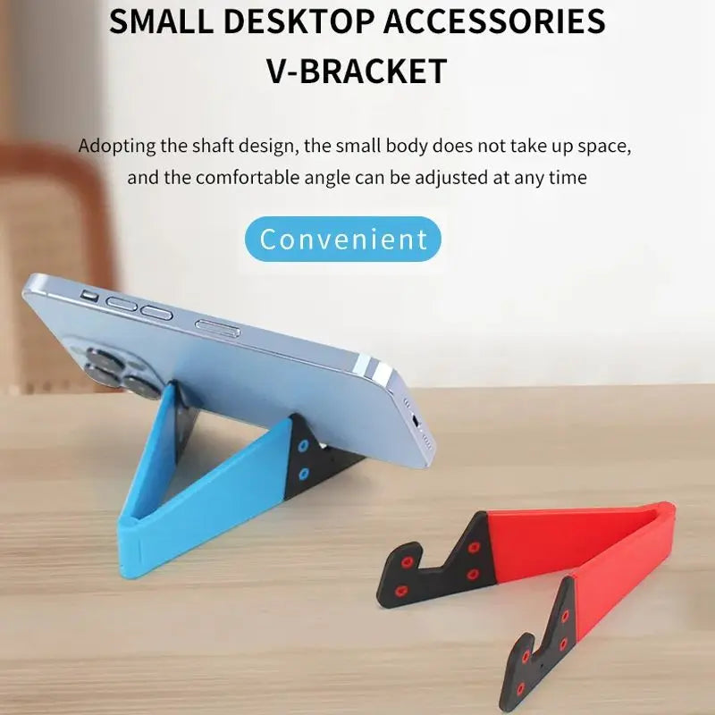 Mini V-Shape Foldable Phone Stand – Universal Desk Holder Phone Stand Babs