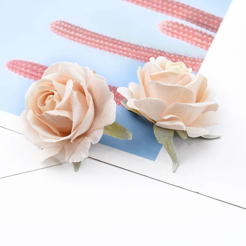 Velvet Silk Rose Heads 10/20 Pcs – Artificial Flowers for Weddings Artificial Silk Roses Babs color 7 10 Pieces