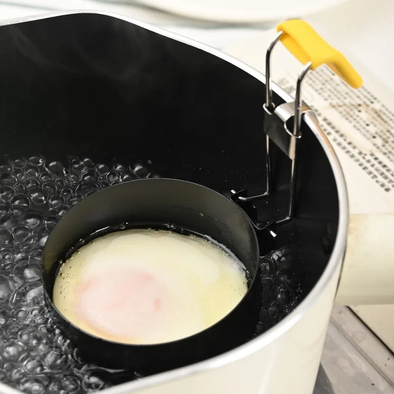 Foldable Egg Poacher Spoon – Non-Stick Stainless Steel Kitchen Tool Egg Poacher Spoon Babs