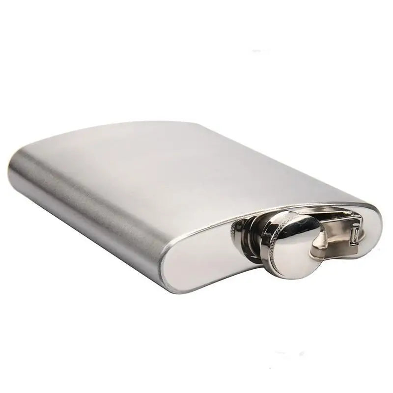 Stainless Steel Hip Flask 7oz/8oz – Travel & Camping Pocket Flask Stainless Steel Flask Babs