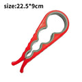 4-in-1 Anti-Slip Jar & Bottle Opener – Labor-Saving Kitchen Tool Jar & Bottle Opener Babs 1Pc-red