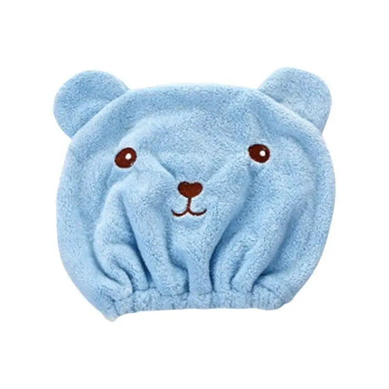 Microfiber Hair Drying Cap – Super Absorbent Quick-Dry Towel Hair Drying Cap Babs Blue