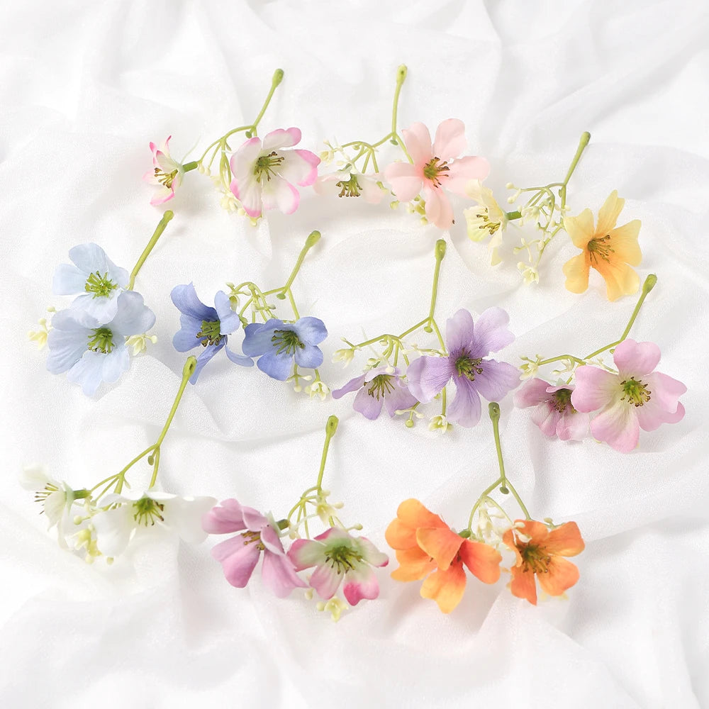 Silk Rose Artificial Flowers 10/20 Pcs – Home & Wedding Decor Artificial Silk Flowers Babs