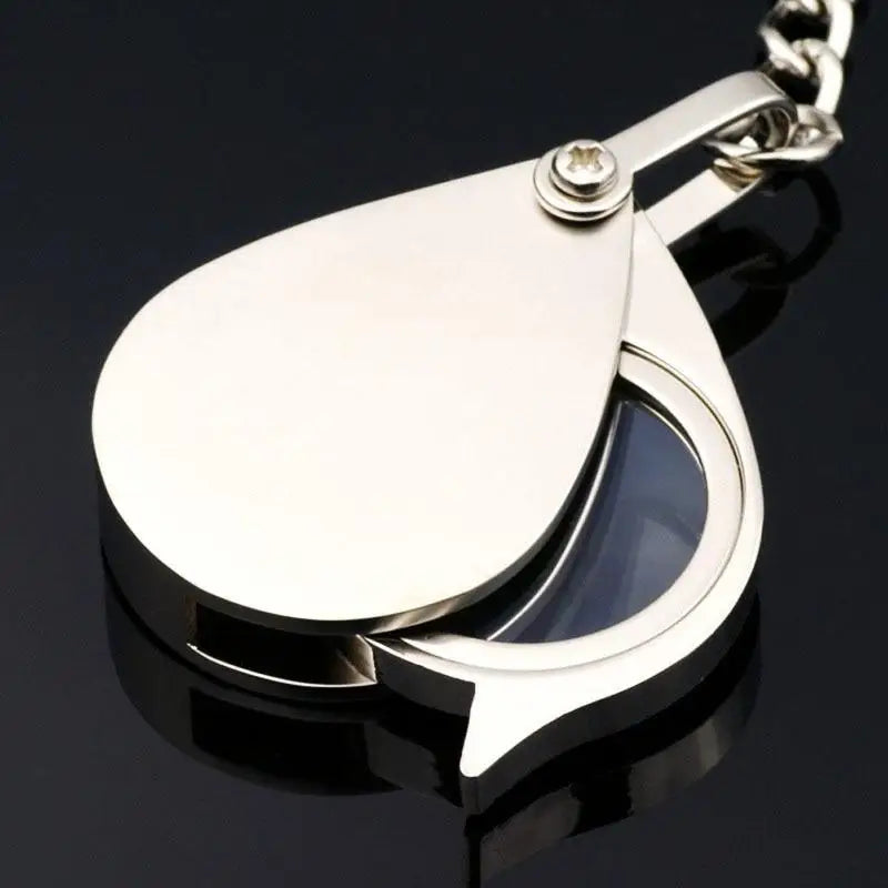 Mini 10X Folding Keychain Magnifier – Portable Pocket Magnifying Glass Pocket Magnifier Babs