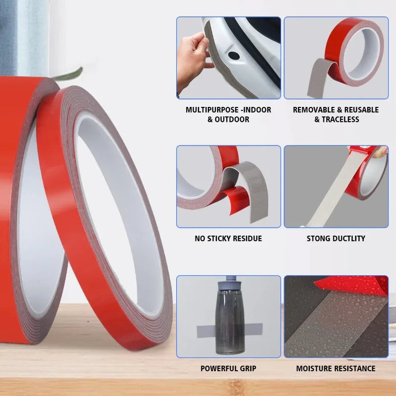 Super Strong Acrylic Foam Double Sided Tape – Gray 33m Double Sided Tape Babs