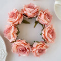 Artificial Silk Rose Flower Heads 5/10 Pcs – Wedding & Party Decor Artificial Flower Heads Babs color 4 5 pcs