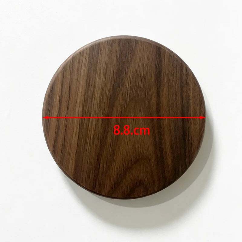Wooden Coasters for Drinks – Eco-Friendly Wood Cup Coaster Set Wood Drink Coasters Babs 2-Walnut