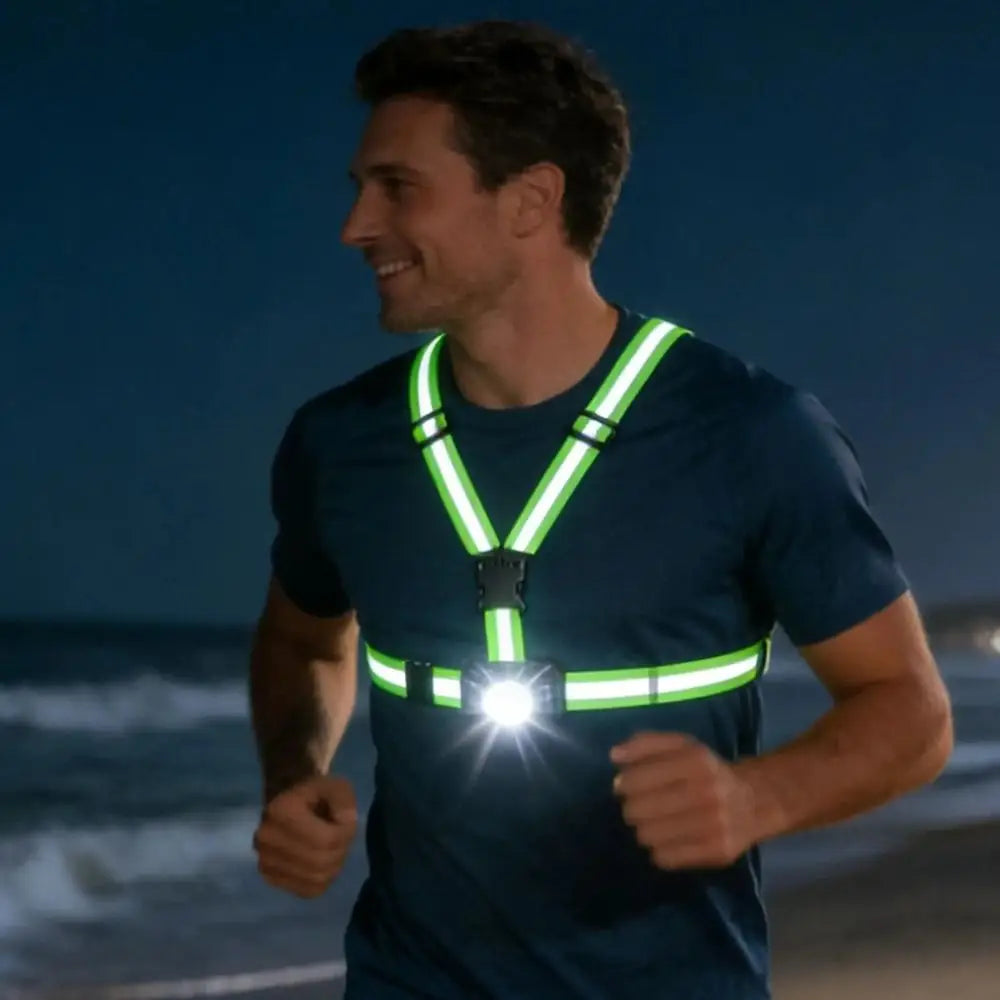 Adjustable Chest Light LED – Wearable Camping & Running Lamp Wearable Chest Light Babs